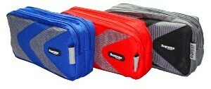 Bold Double Zip Pencil Case