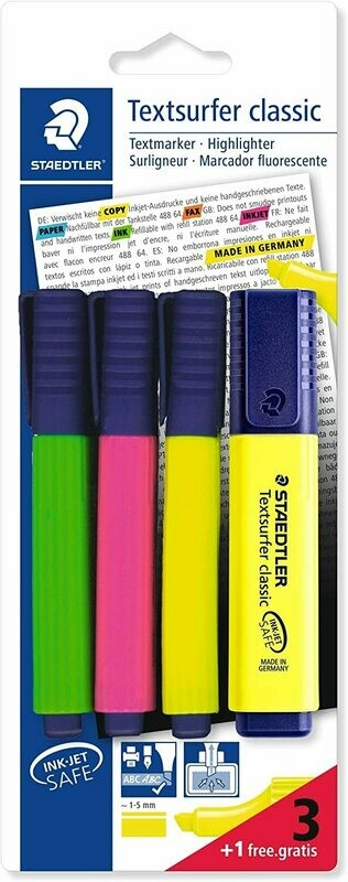 Staedtler Highlighters (Pkt 4)