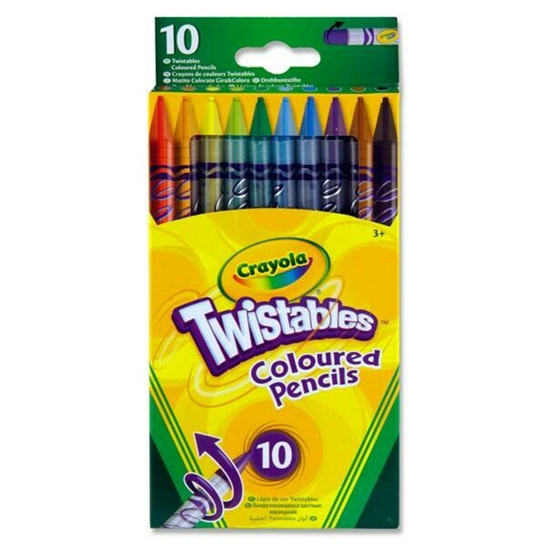 Crayola Twistable Colouring Pencils (Pkt 12)