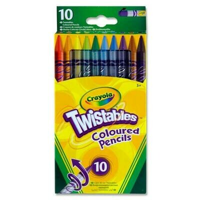 Crayola Twistable Colouring Pencils (Pkt 12)