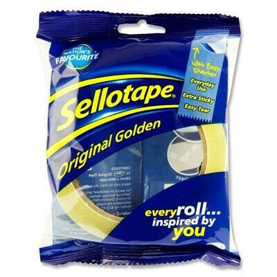 Sellotape Original Golden Tape (24mm x 66m)