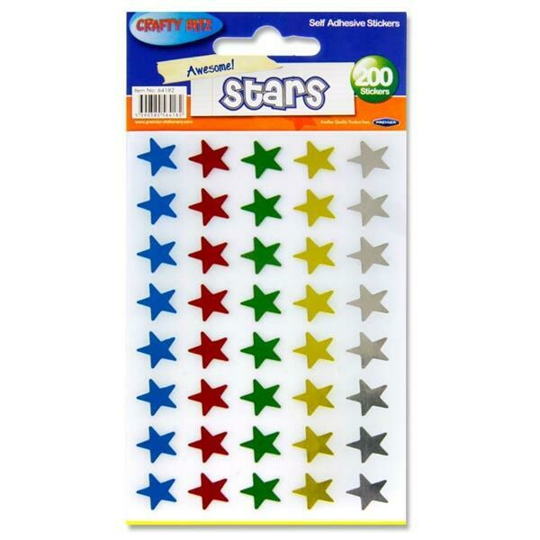 Crafty Bitz Dots Stars (Pkt. 200)