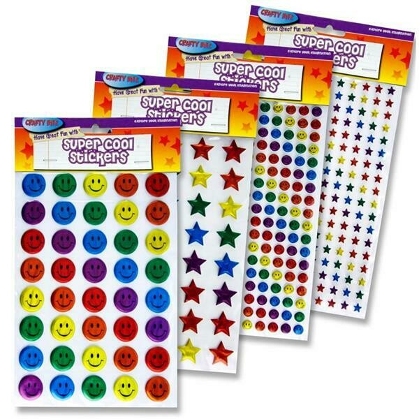 Crafty Bitz Super Cool Puffy Stickers