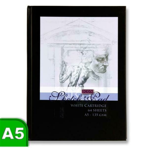 Icon  A5  Hardcover Sketch Book (135 gss)