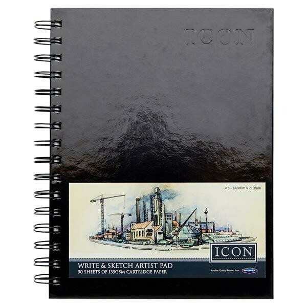 Icon  A5 Spiral Hardcover Sketch Book