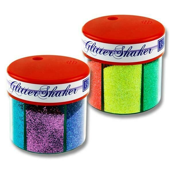 6 Part Glitter Shaker Neon