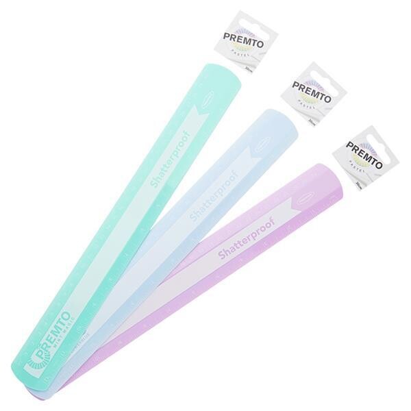 Premto Pastel Shatterproof 30cm Ruler