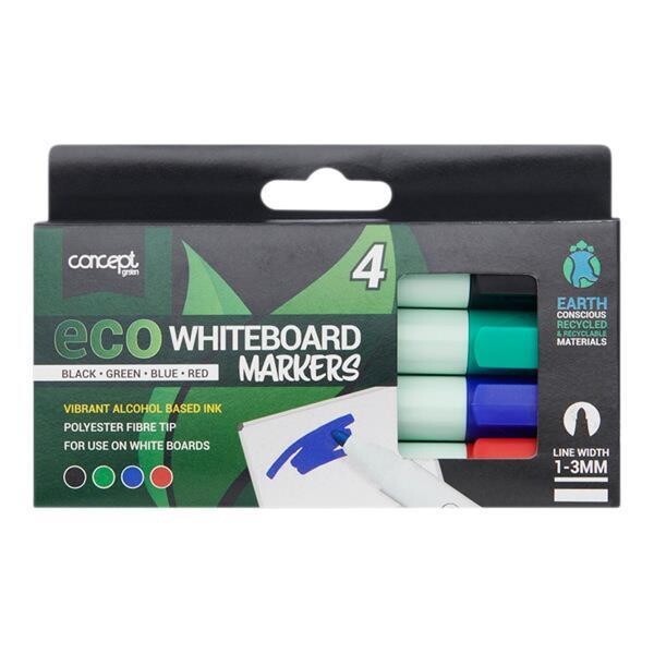 Concept Eco Whiteboard Markers (Pkt 4)