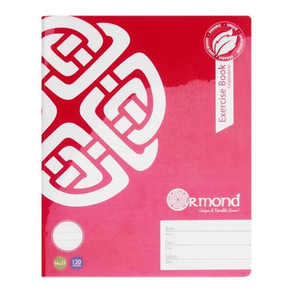 Durable Bright Ormond Copy (120 Pages), Colours: Pink