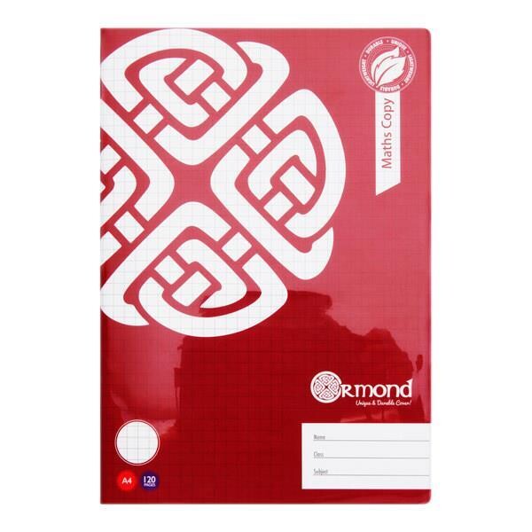 Durable Ormond A4 Maths Copy (120 Pages)