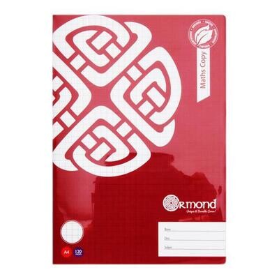 Durable Ormond A4 Maths Copy (120 Pages)