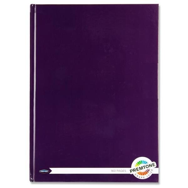 Premtone A4 Ultra Violet Hardback Book (160 Pages)