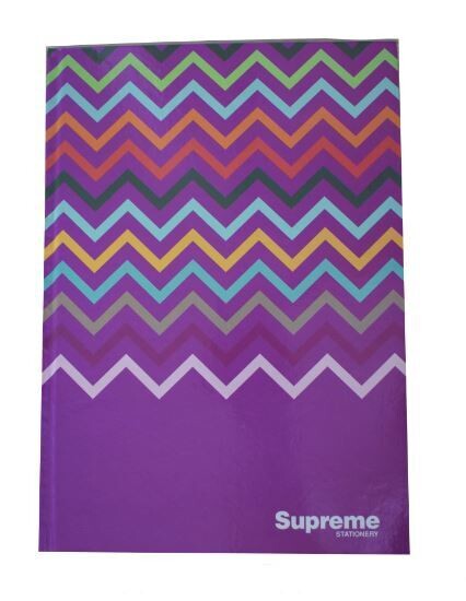 Supreme Fancy Purple A4 Hardback Book (160 Pages)