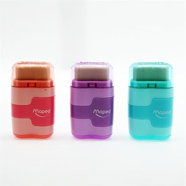 Maped Duo Twin Hole Pastel Sharpener &amp; Eraser