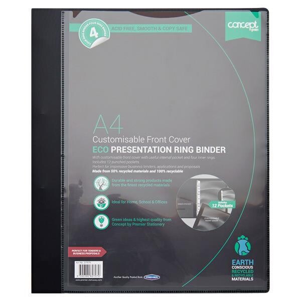 Eco-Smart Presentation Ringbinder (4 Rings)