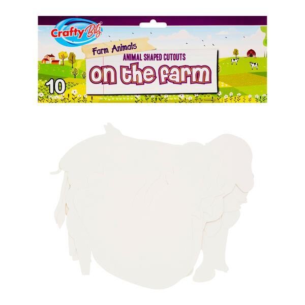 Crafty Bitz Farm Animal Cutouts (Pkt 10)