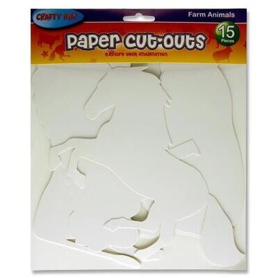 Crafty Bitz Farm Animal Cutouts (Pkt 15)