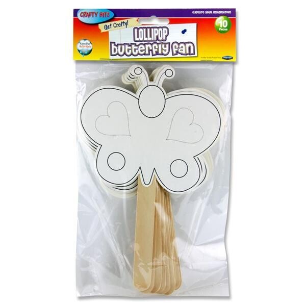 Crafty Bitz Butterfly Fan (Pkt 10)