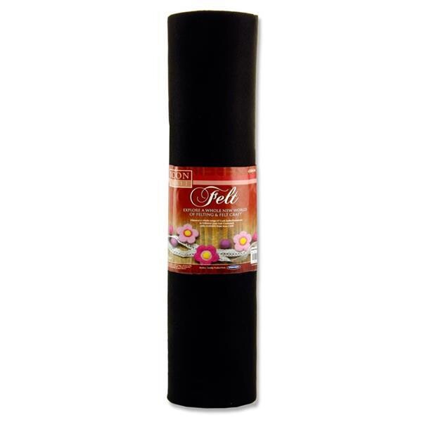 Icon Black Felt Roll