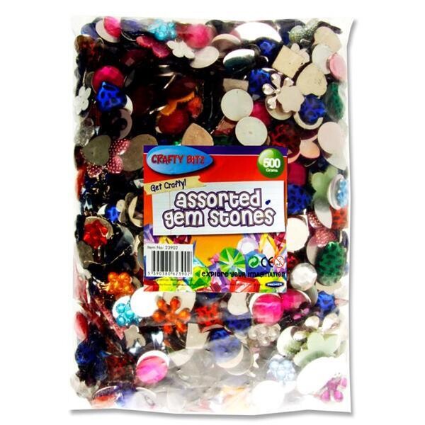 Crafty Bitz Assorted Gem Stones (500g)