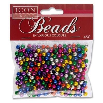 Icon Metallic Beads (45g)