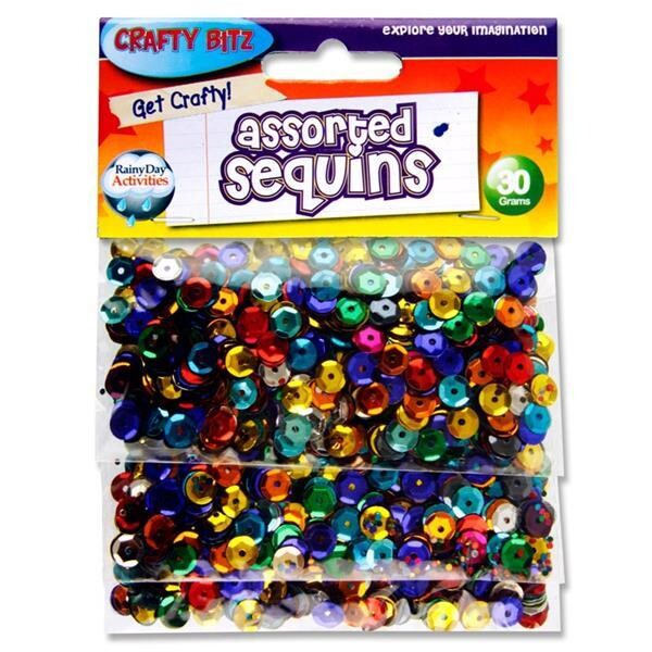 Crafty Bitz Assorted Sequins (30g)