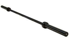 IRON ARMOUR Olympic Bar Black Oxide 7ft With Collars