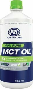 PVL Pure Vita Labs 100% Natural MCT Oil (946ml)