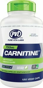 PVL Pure Vita Labs Carnitine (120 Vege Caps)