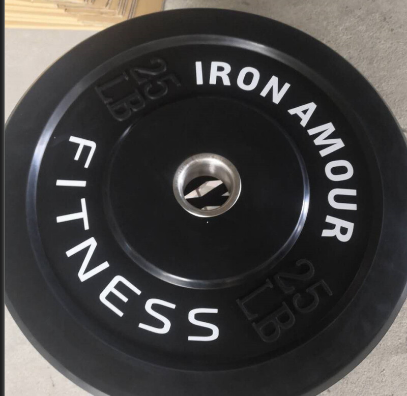 IRON ARMOUR BUMPER PLATES 25LB / PAIR