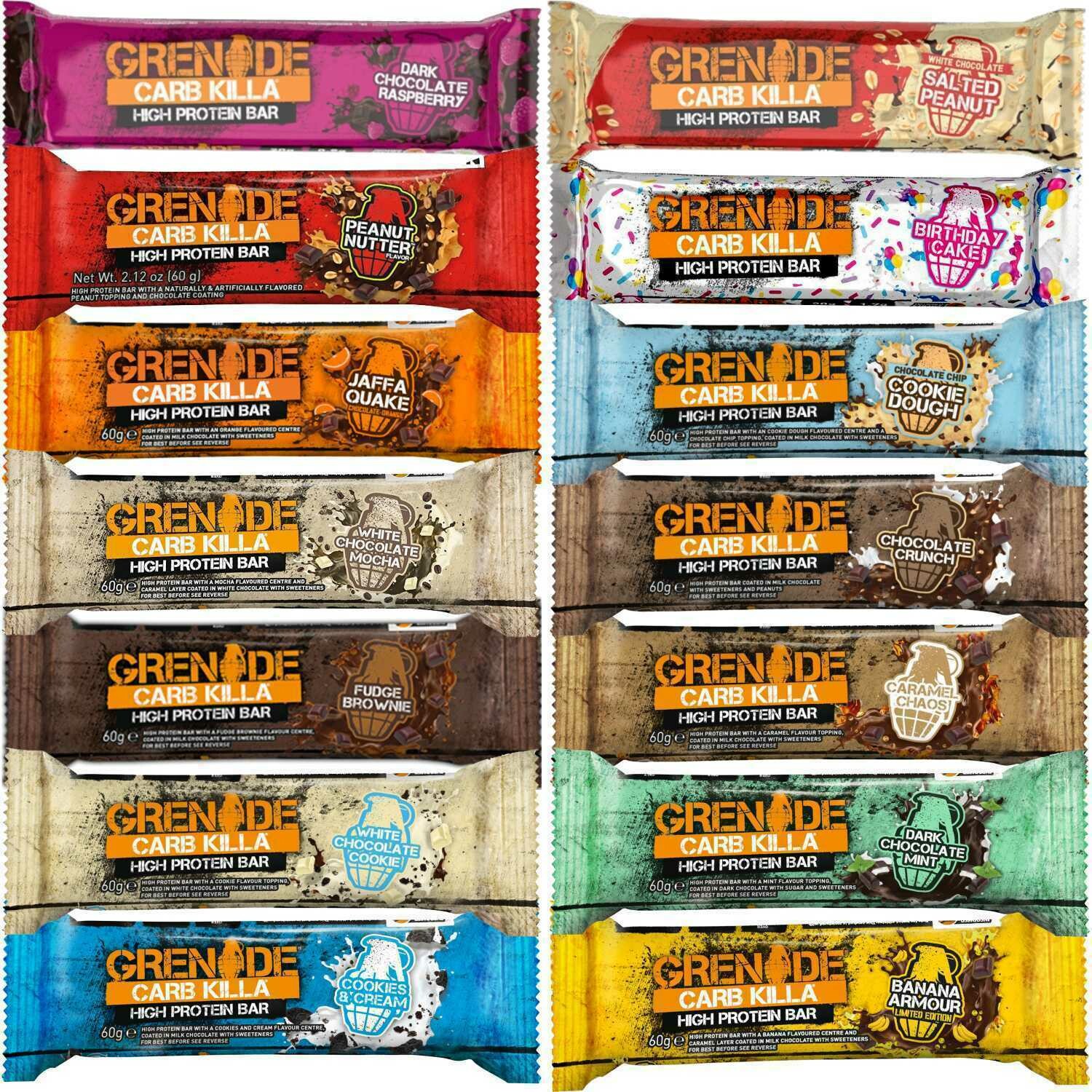 Grenade Bars 12/box