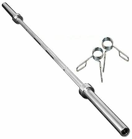 IRON ARMOUR Olympic Bar 7ft with Spring Collars