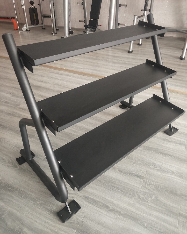 Iron Armour Commercial 3 tier flat dumbbell rack (MD SMALL)