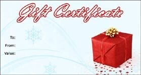 $10 GIFT CERTIFICATE