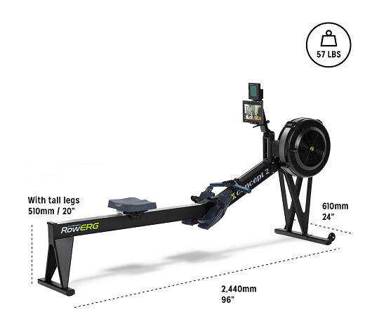 CONCEPT  ROWER WITH TALL LEGS - PM5