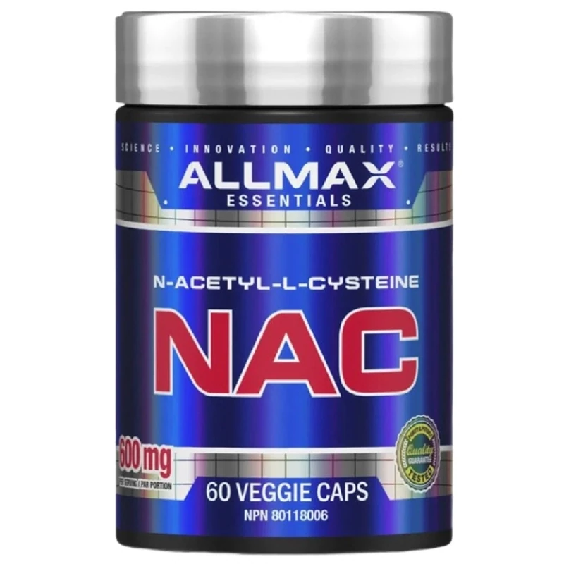 Allmax NAC 600mg, 60 Vcaps