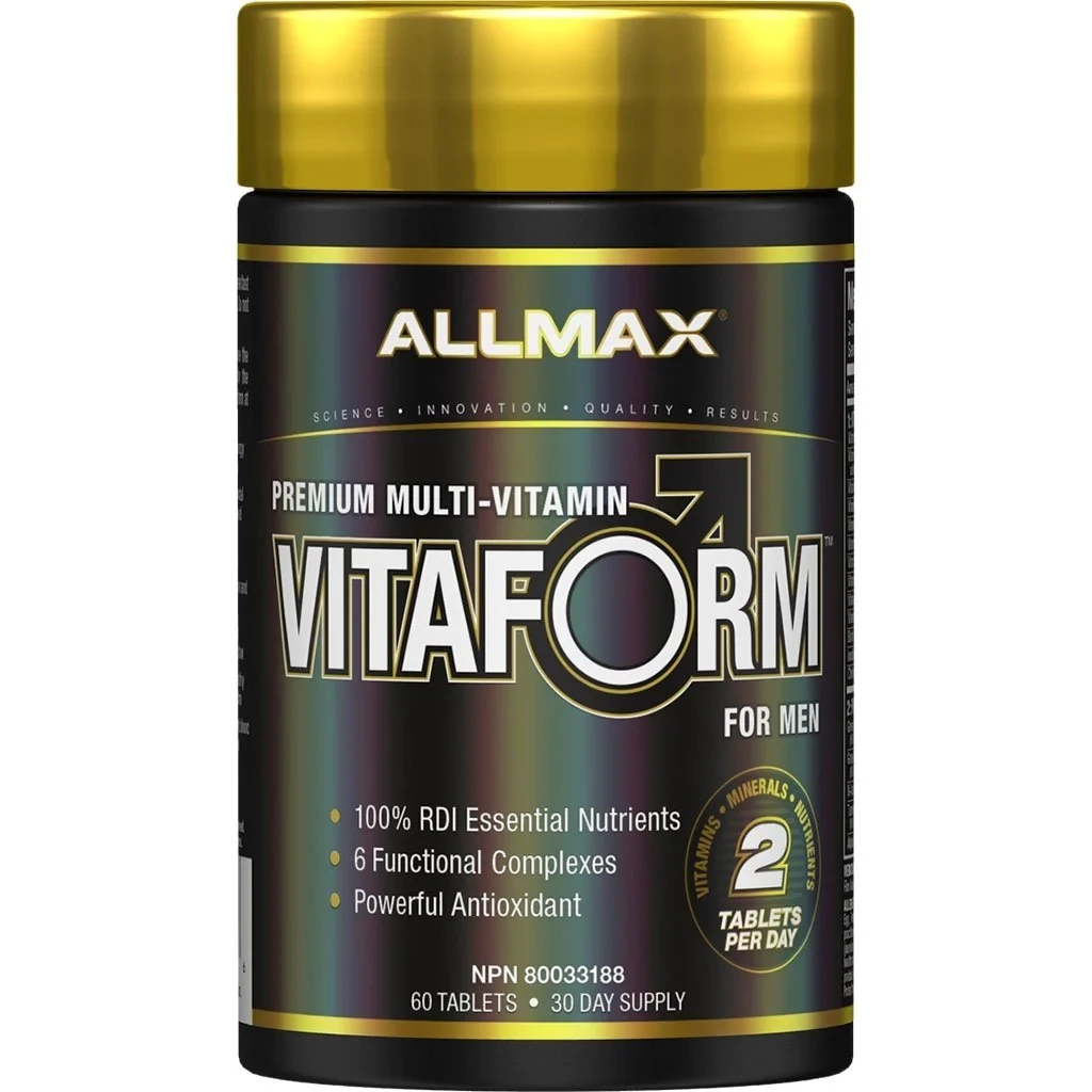 Allmax VITAFORM FOR MEN (Men&#39;s Multi-Vitamin), 30 Day Supply