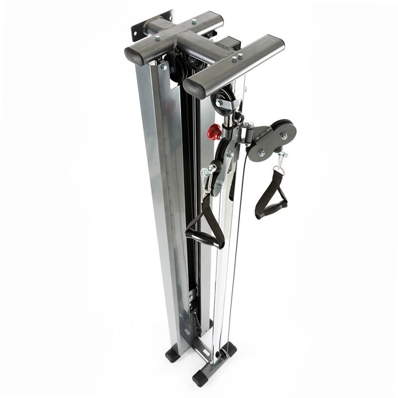 WALL MOUNTED PULLEY SINGLE CABLE STATION 110LB STACK