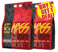 MUTANT MASS BUY 1 GET 1 DEAL 2 X 15lb BAGS