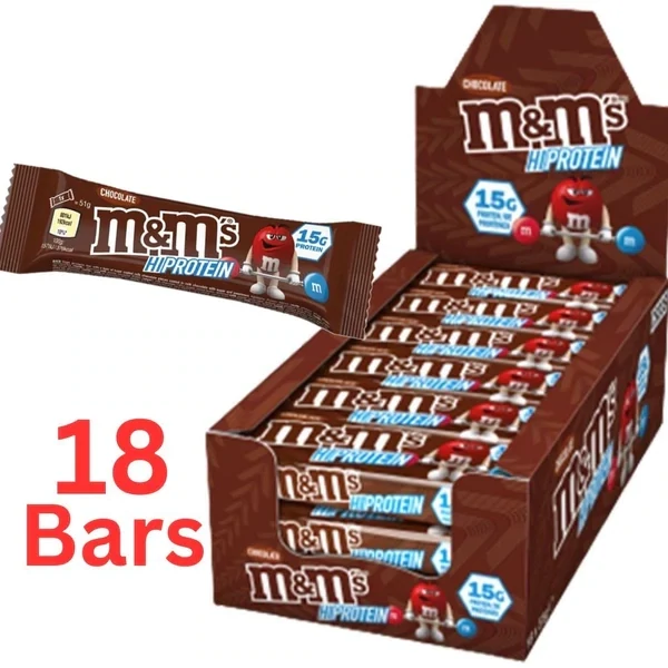 M&amp;M PROTEIN BAR
18 BARS /  BOX