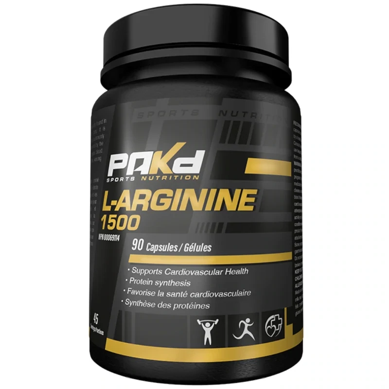 PAKD L-ARGININE 1500mg, 90 CAPS