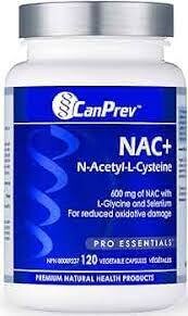 CANPREV NAC+ N-Acetyl-L-Cysteine 120 v-caps
