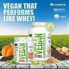 Perfect Sports DIESEL VEGAN 100% PLANT PROTEIN, 1.5 Lbs