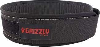Grizzly Fitness Bear Hugger Nylon Pro Weight Training Belt for Men and Women
