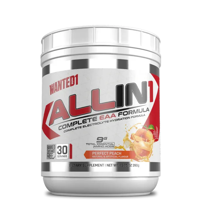 WANTED1 ALLIN1 - COMPLETE EAA&#39;S FORMULA + ELECTROLYTES - 30 SERVING