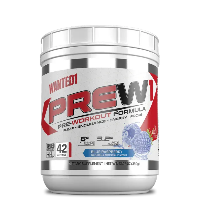 WANTED1 PREW1 - PRE WORKOUT FORMULA - 42 SERVING