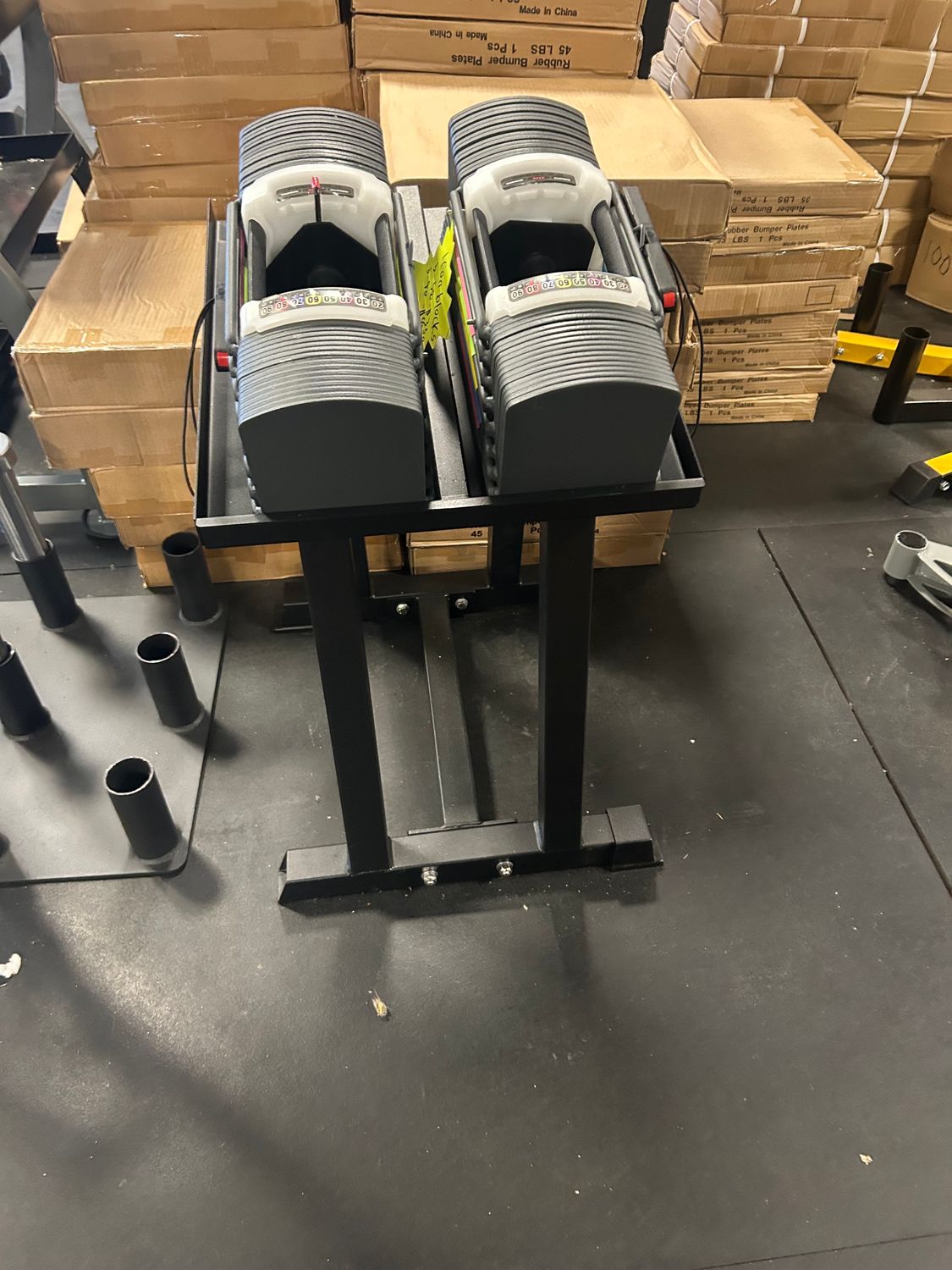 IRON BLOCK 5-50LB WITH STAND