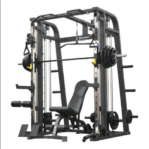 HEAVY DUTY SMITH MACHINE (GREY COLOR) - FREE SHIPPING AND FREE FID BENCH
