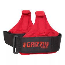Grizzly Fitness Premium Weight Lifting Hooks with Neoprene Wrist Wraps for Men and Women (One-Size Pair)