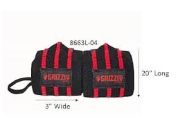 GRIZZLY HEAVY DUTY WRIST WRAP 20&quot; PAIR